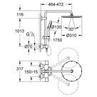 Душевая система Rainshower System 310