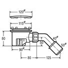 Сифон Tempoplex для душевого поддона, 364786