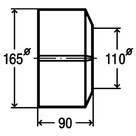 Розетка на отвод унитаза