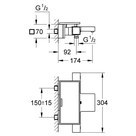 Термостат Grotherm Cube