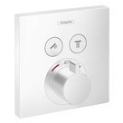 SHOWERSELECT термостат для 2х потребителей, скрытого монтажа, цвет матовый белый
