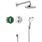 SHOWERSET Croma Select S/Ecostat S душевой набор: верхний, ручной душ, ibox, термостат