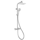 MYSELECT Showerpipe 240 душевая система с термостатом, белый/хром