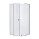 DIOS душова кабіна 90 * 90 * 185 см (скло + двері), хром, скло прозоре