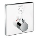 SHOWERSELECT термостат для одного потребителя, стеклянный, см, белый/хром