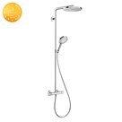 RAINDANCE Select S Showerpipe душевая система 240 1jet P, Powder Rain, с термостатом, хром