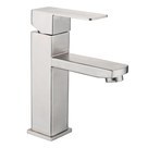 CUBE S смеситель для умывальника однорычажный, сталь, 35 мм