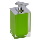 Дозатор Colours для жидкого мыла зеленый