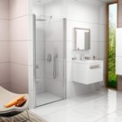 Душевая дверь CSD 1-80 Transparent+сатиновый