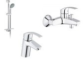 EUROSMART набор смесителей для ванны (33265002+33300002+27926001)